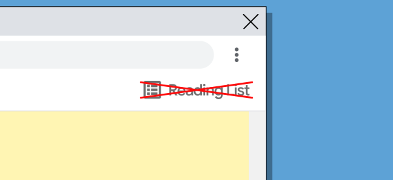 How to Remove Reading List from Chrome