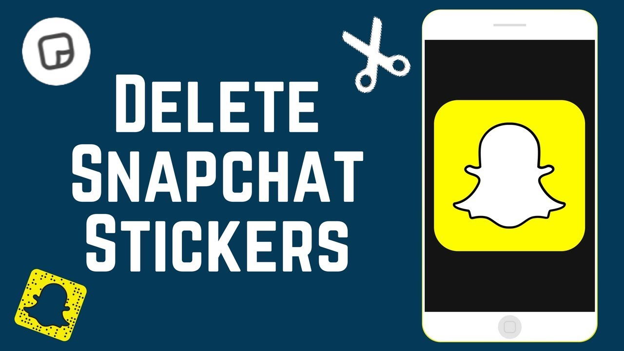 how to delete stickers on snapchat
