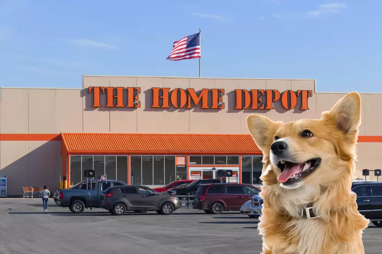 Are dogs allowed in Home Depot in Texas?