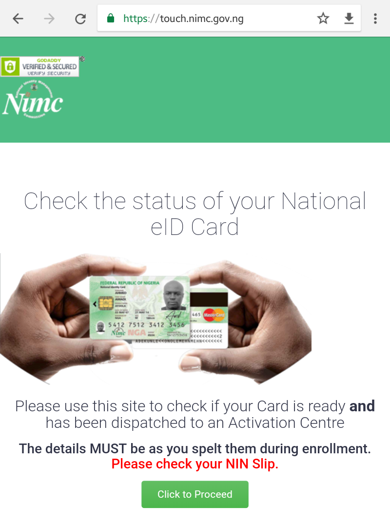 So prüfen Sie, ob Ihre nationale Identitätskarte zur Abholung bereit ist