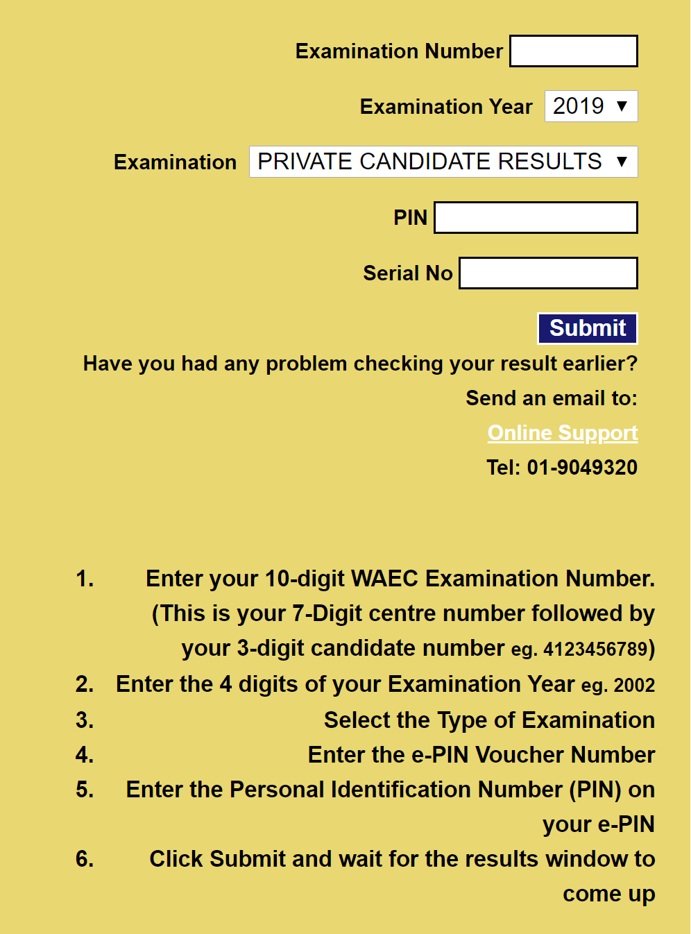 WAEC GCE Result 2019 2nd Series (Aug/Sept) is Out Online Current