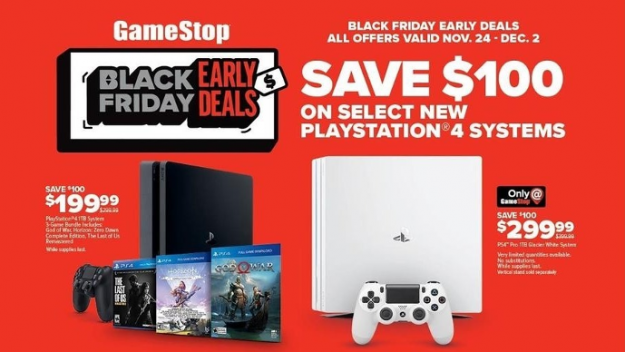 ps4 slim black friday gamestop