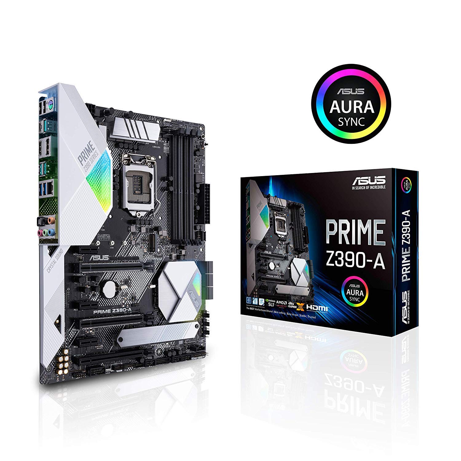 ASUS Prime Z390-A LGA 1151 ATX Intel Motherboard: $164.99