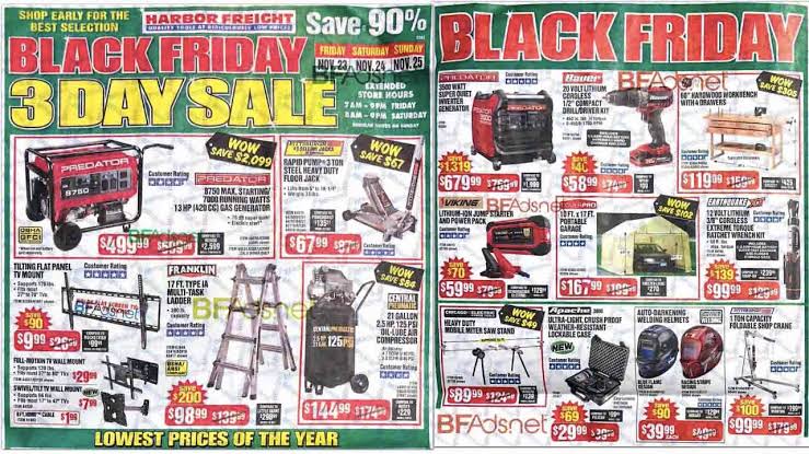 Top 10 Harbor Freight Black Friday 2019 Deal