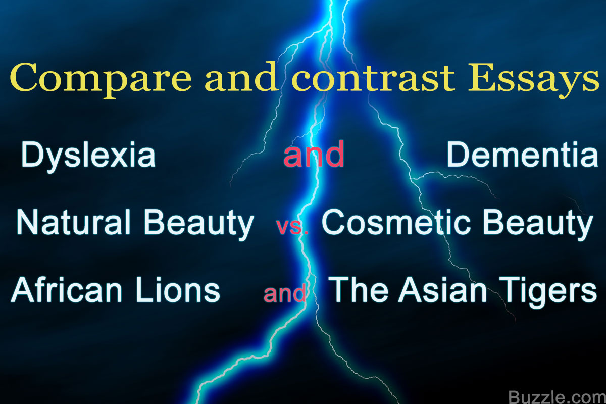 compare and contrast essay ideas college