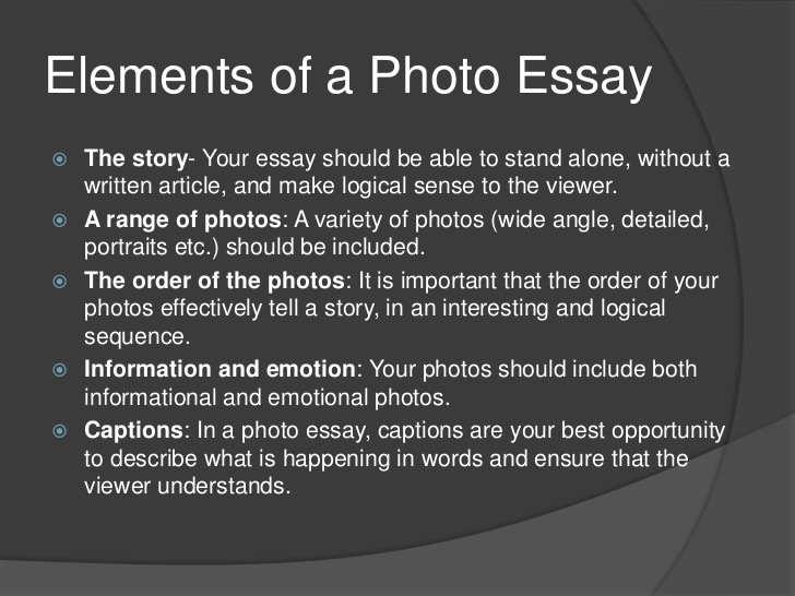 photo essay topics photos