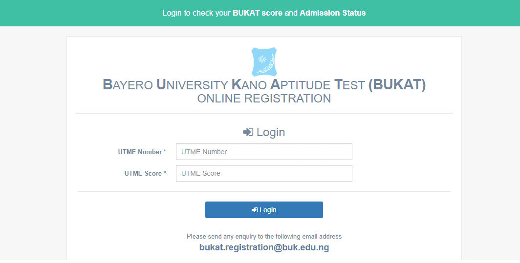 Procedure to Check BUK Admission List Online