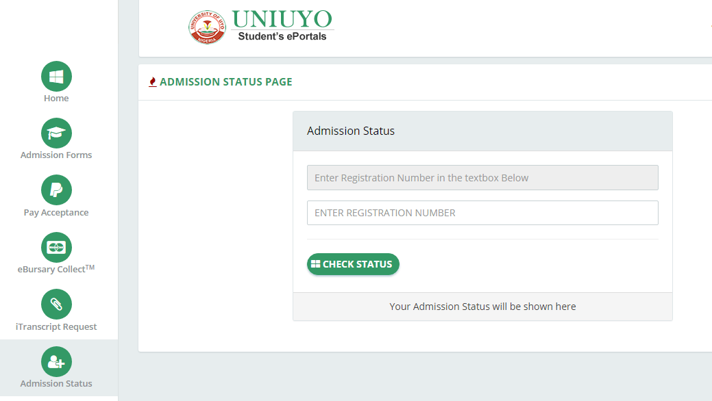 How to Check UNIUYO 2020 Admission List Online