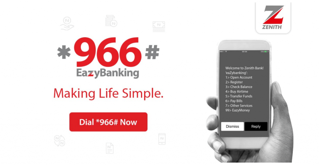 Zenith Bank Eazy Banking Code *966# Complete Guide