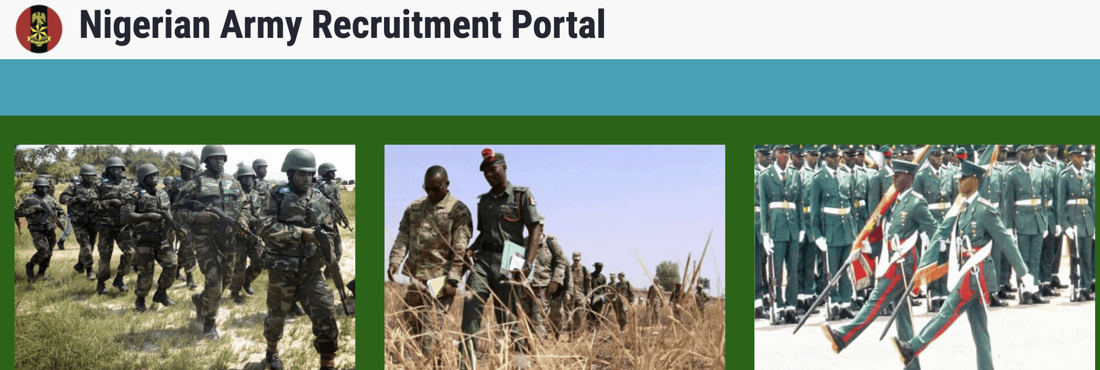 www.ims.army.mil.ng/darrr Army Recruitment Portal
