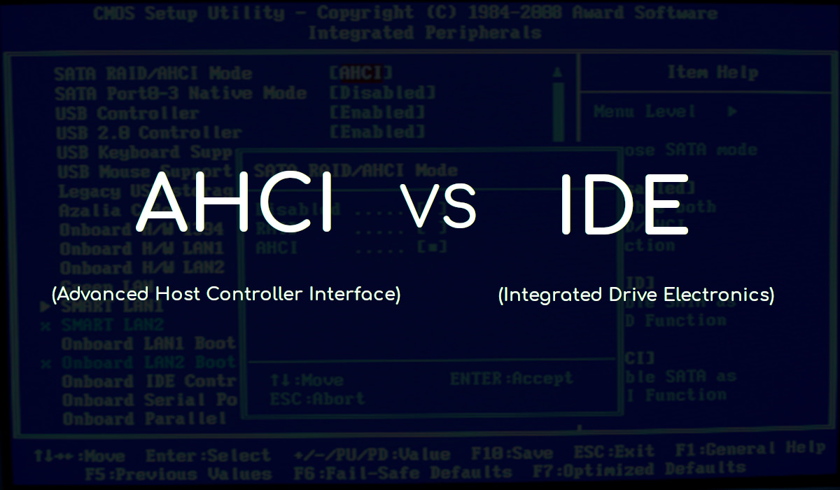 ahci и ide