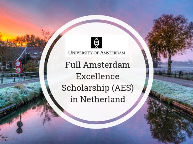 Amsterdam Excellence Scholarship 2022/2023 Application Portal Update