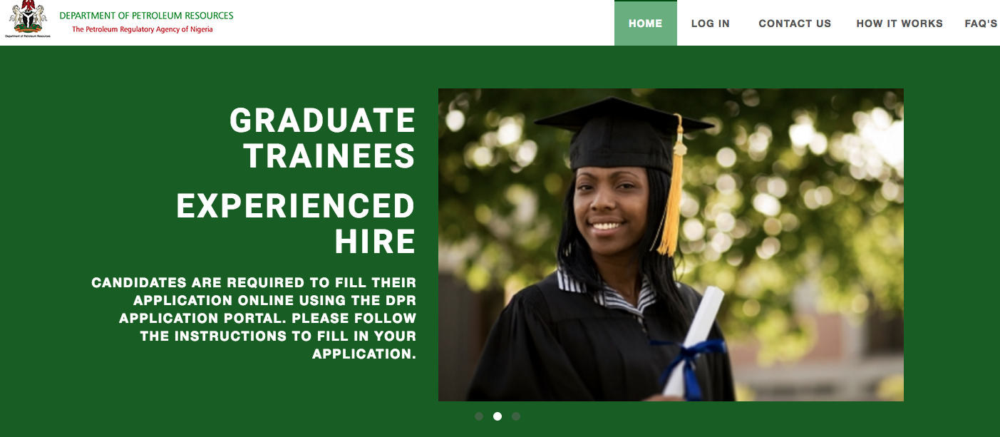 DPR Recruitment www.dpr.gov.ng 2021/2022 Bewerbungsformular Portal