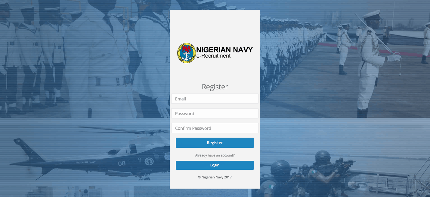 Login-Portal der nigerianischen Marine www.navy.mil.ng und Registrierungshandbuch 2021