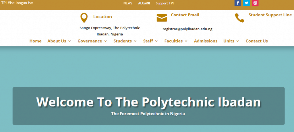 Polytechnic Ibadan Academic Calendar 2021/2022