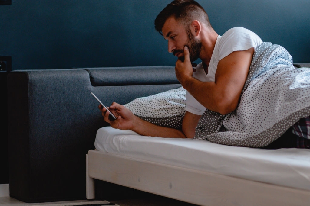 Man on Bed