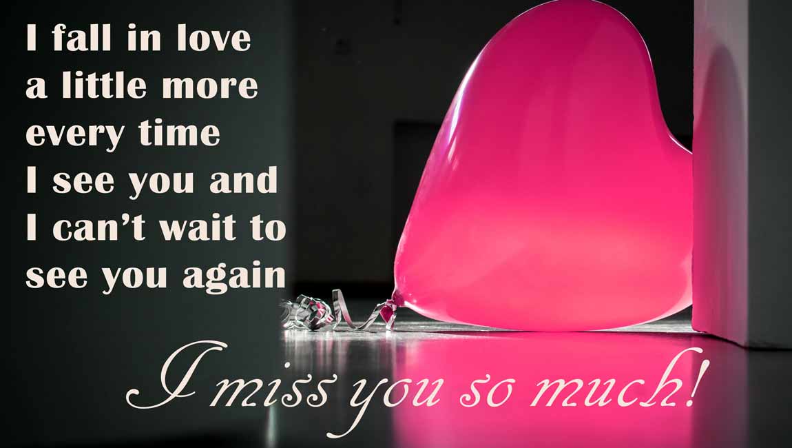 January 2022 Sweet and Romantic Missing You Message for Lovers.