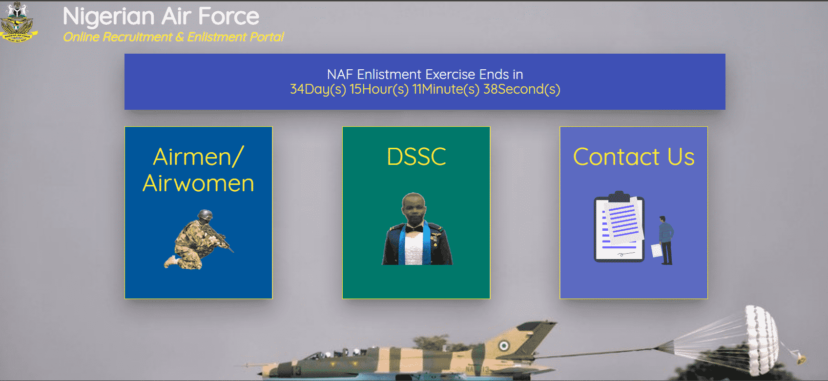 nafrecruitment.airforce.mil.ng Login Portal 2021 Application Guide