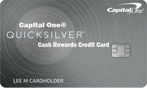 Capital One Quicksilver Cash Rewards -kredietkaart