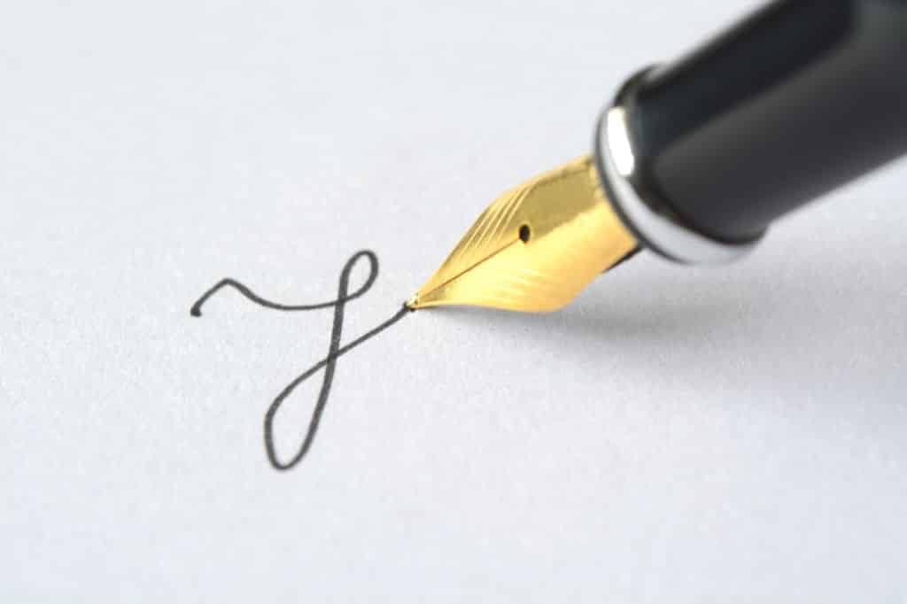 Letter Writing with a Fountain Pen
