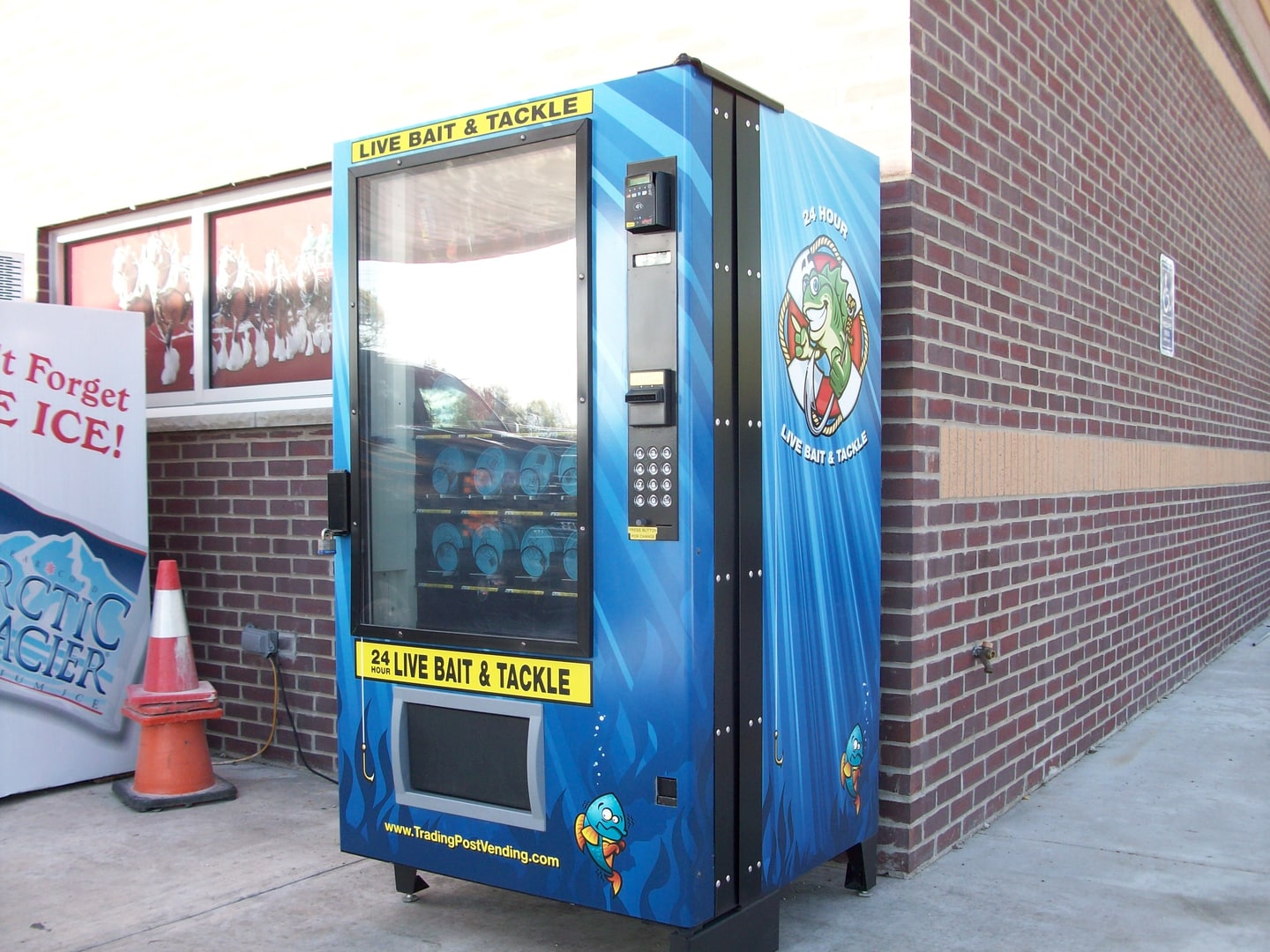 Live Bait Vending Machine