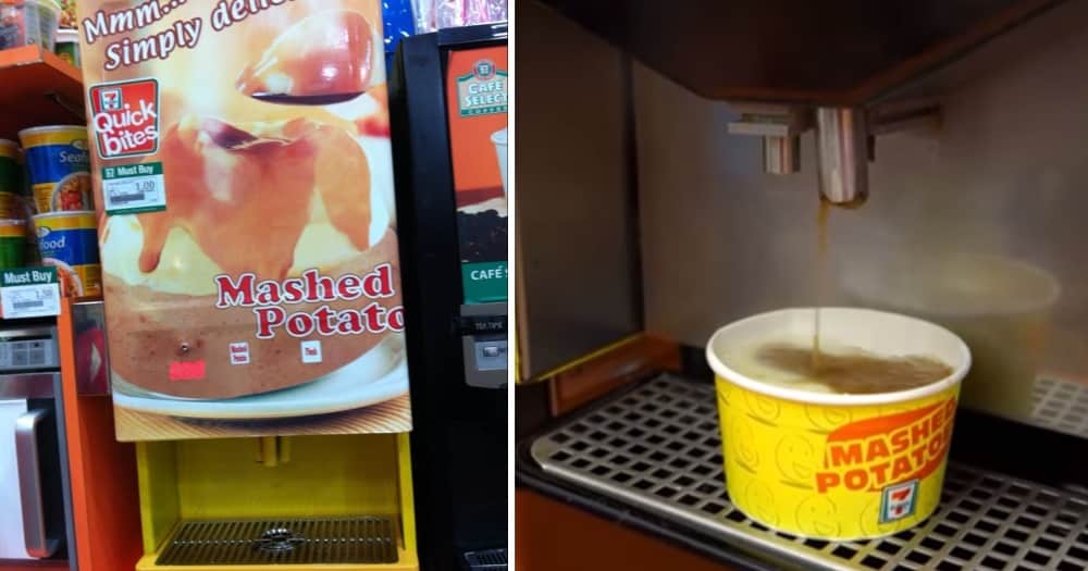 Mashed Potato Vending Machine by 7-11