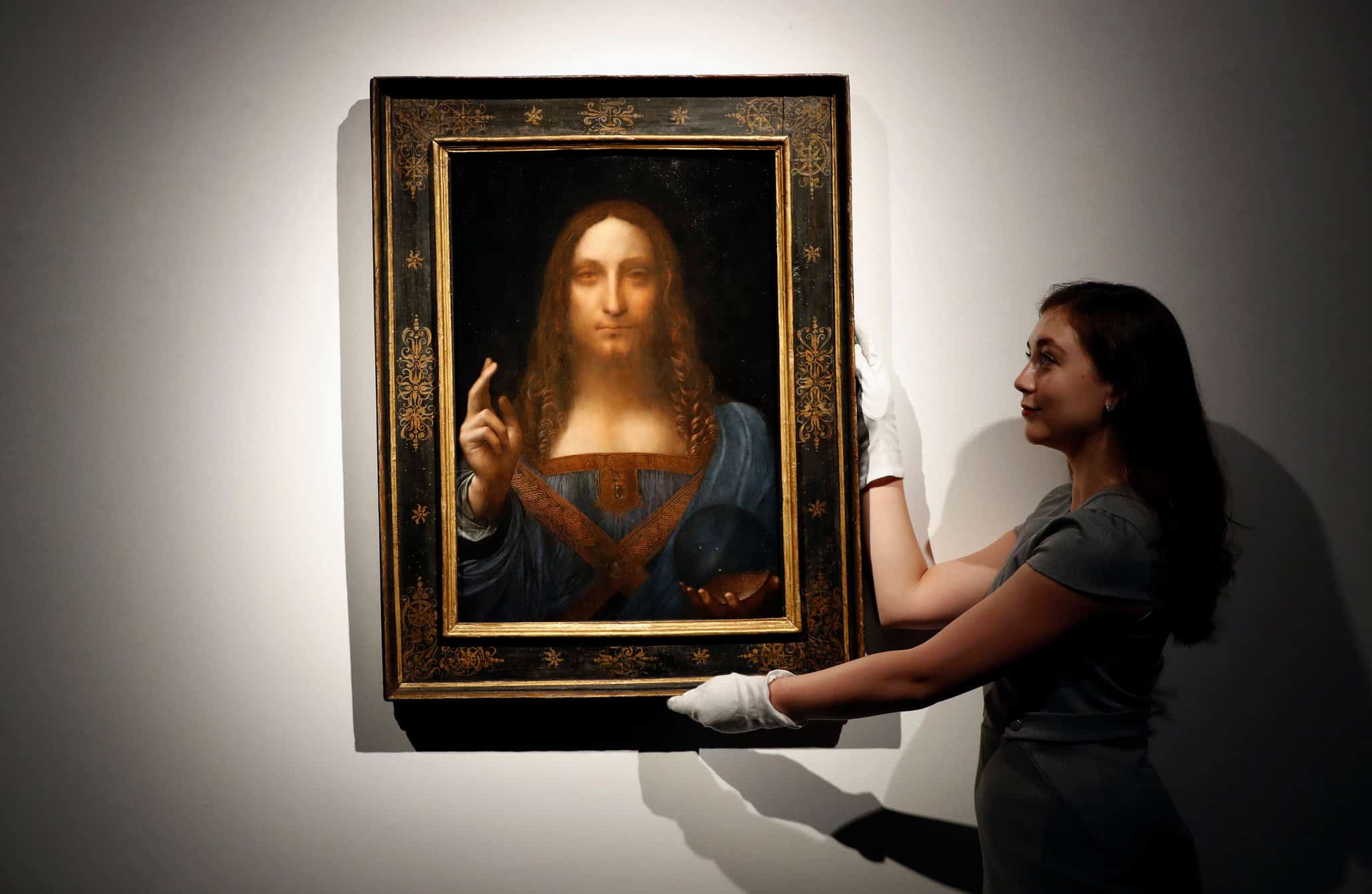 Peinture Salvator Mundi de Léonard de Vinci