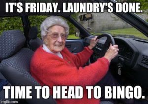 bingo after laundry