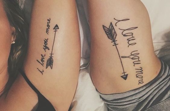 soulmate matching couple tattoos