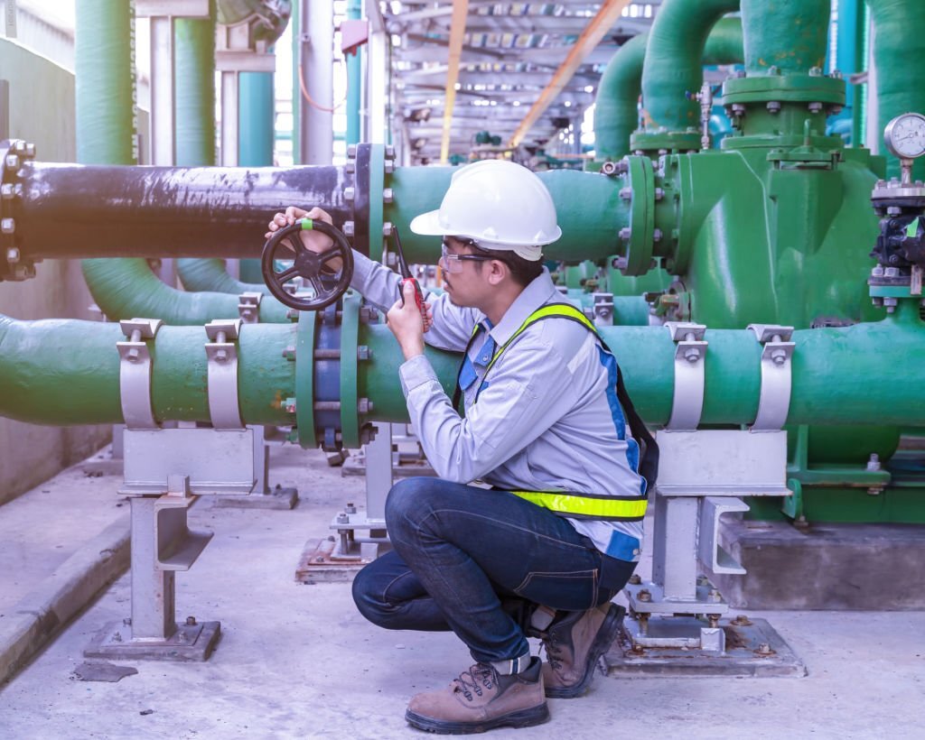 Petroleum Pump System Operators blue collar job