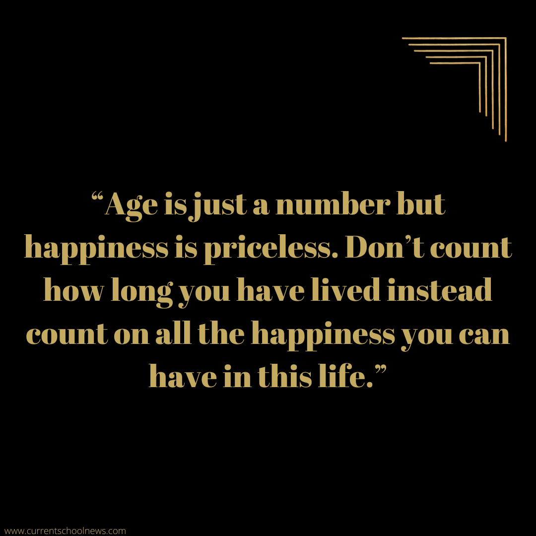 quotes about age is just a number