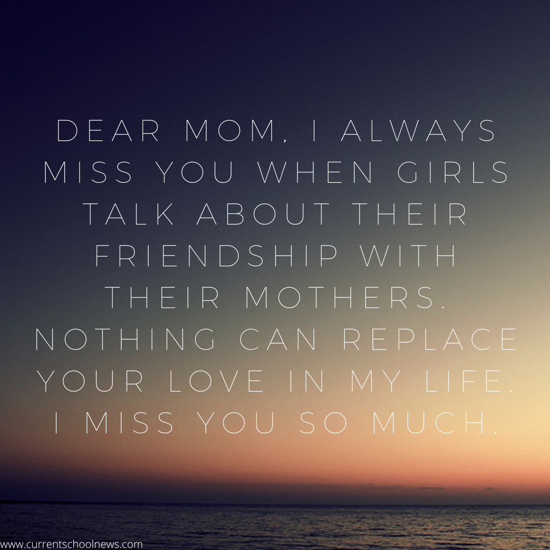 mother's day in heaven quotes from daughter