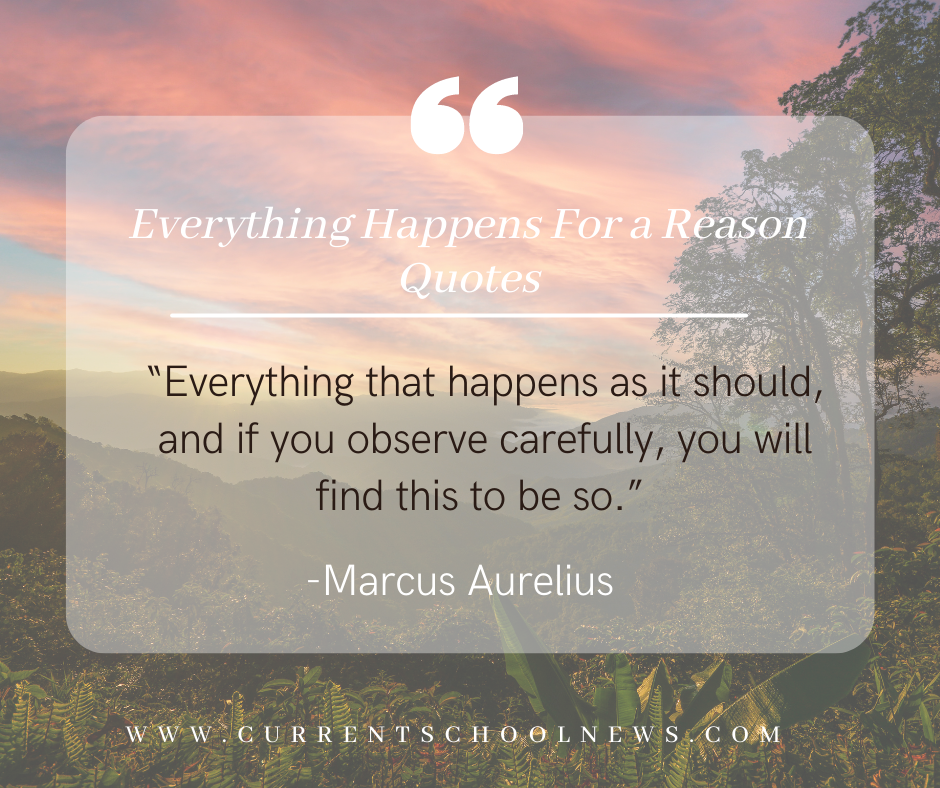 Everything Happens For a Reason Quotes