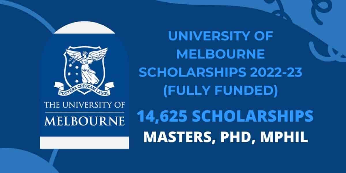 University of Melbourne Masters Scholarship