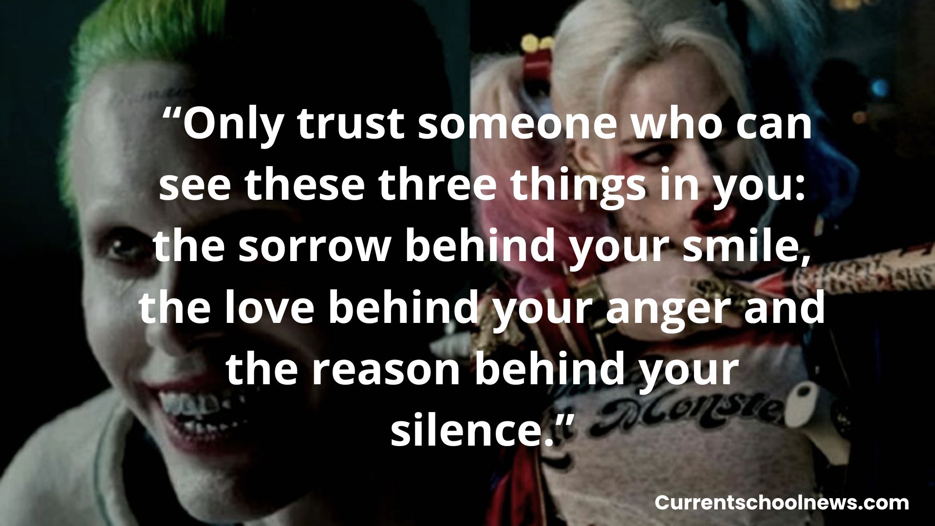 Joker And Harley Quinn Quotes 100 Quotes From The Movie And Book Current School News