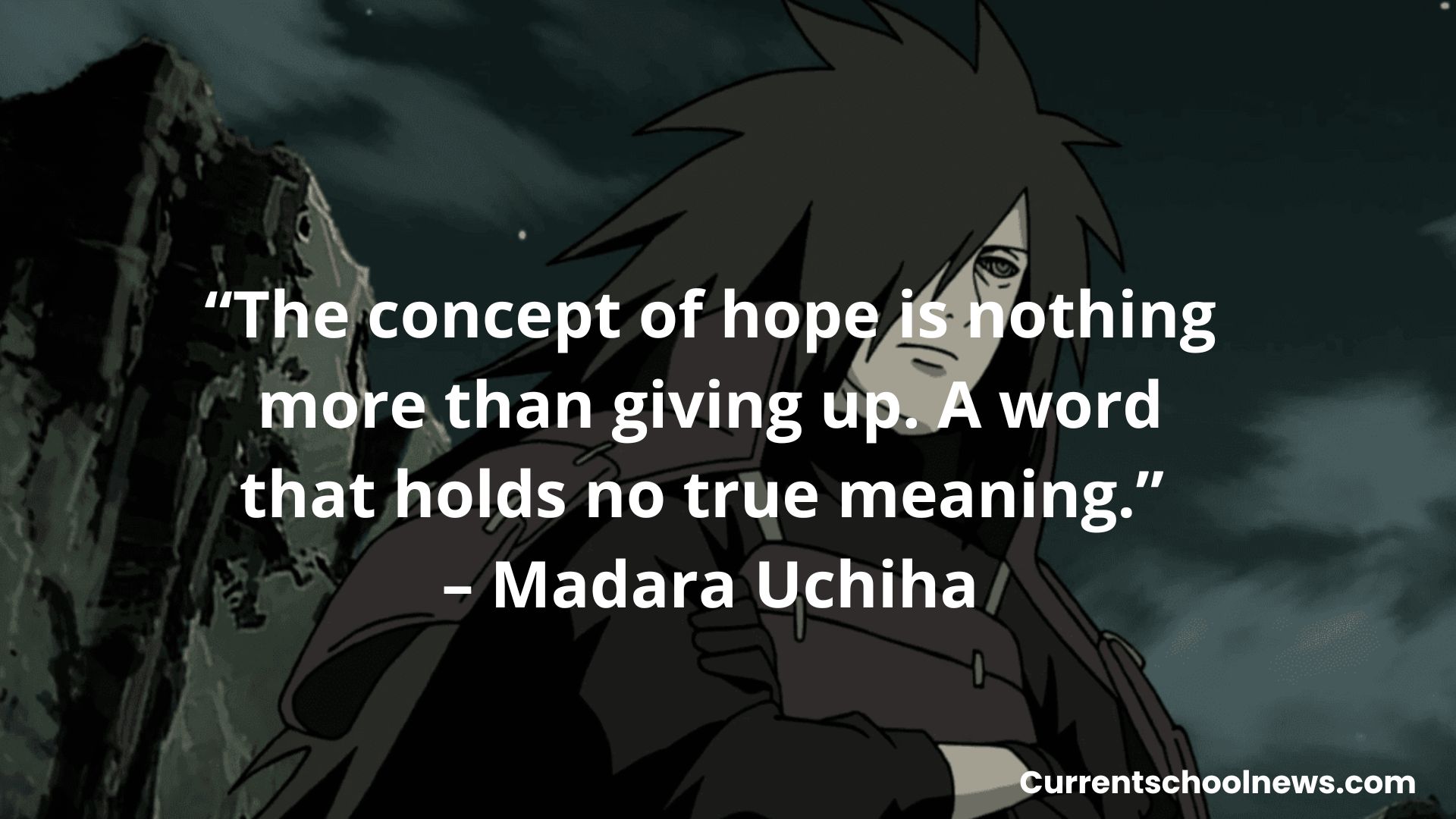 Citations De Madara Uchiha Maintenir La Paix Et L Amour Familial Actualites Scolaires Actuelles