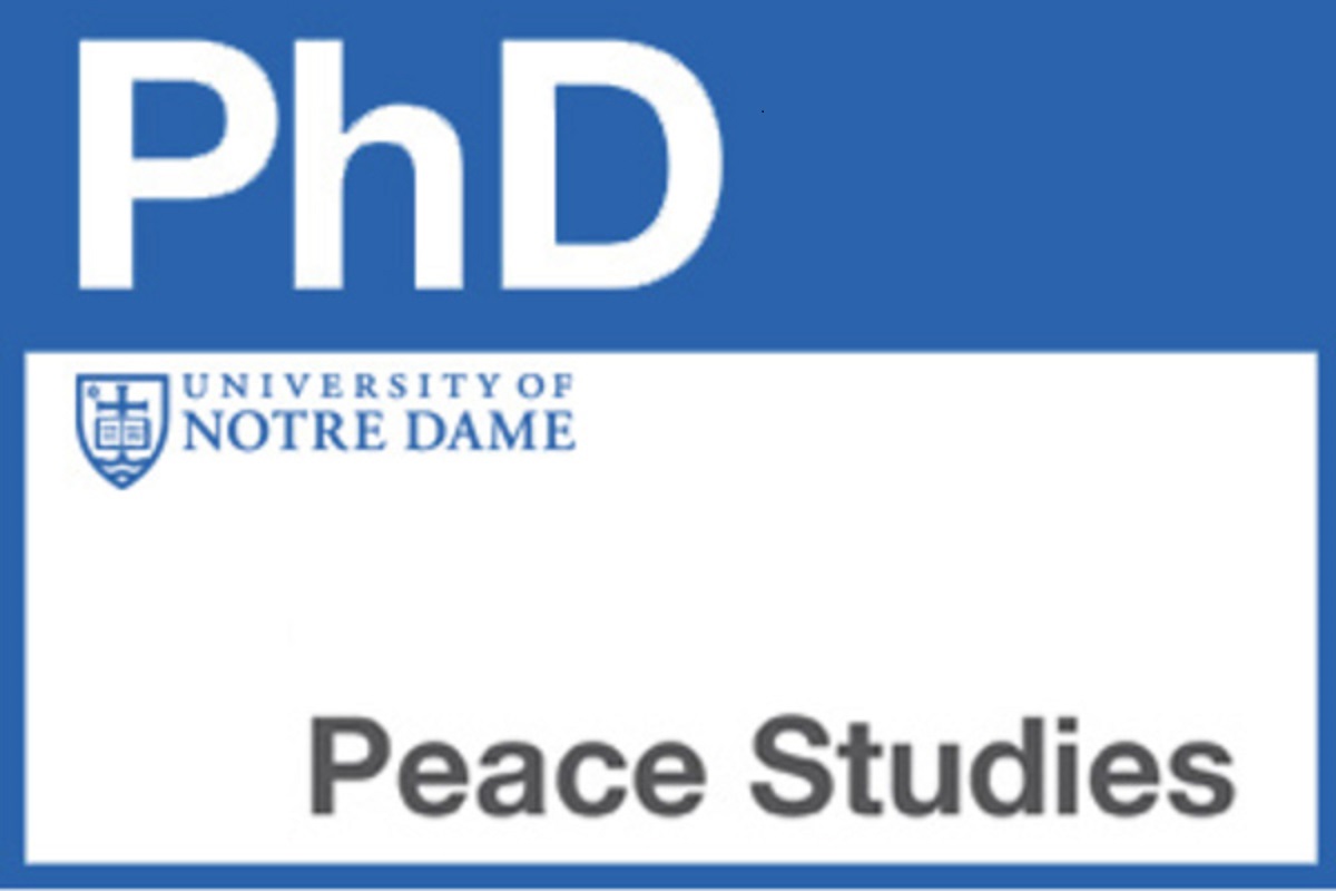 Peace Studies PhD Scholarship 