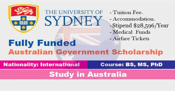 University of Sydney PhD Scholarship
