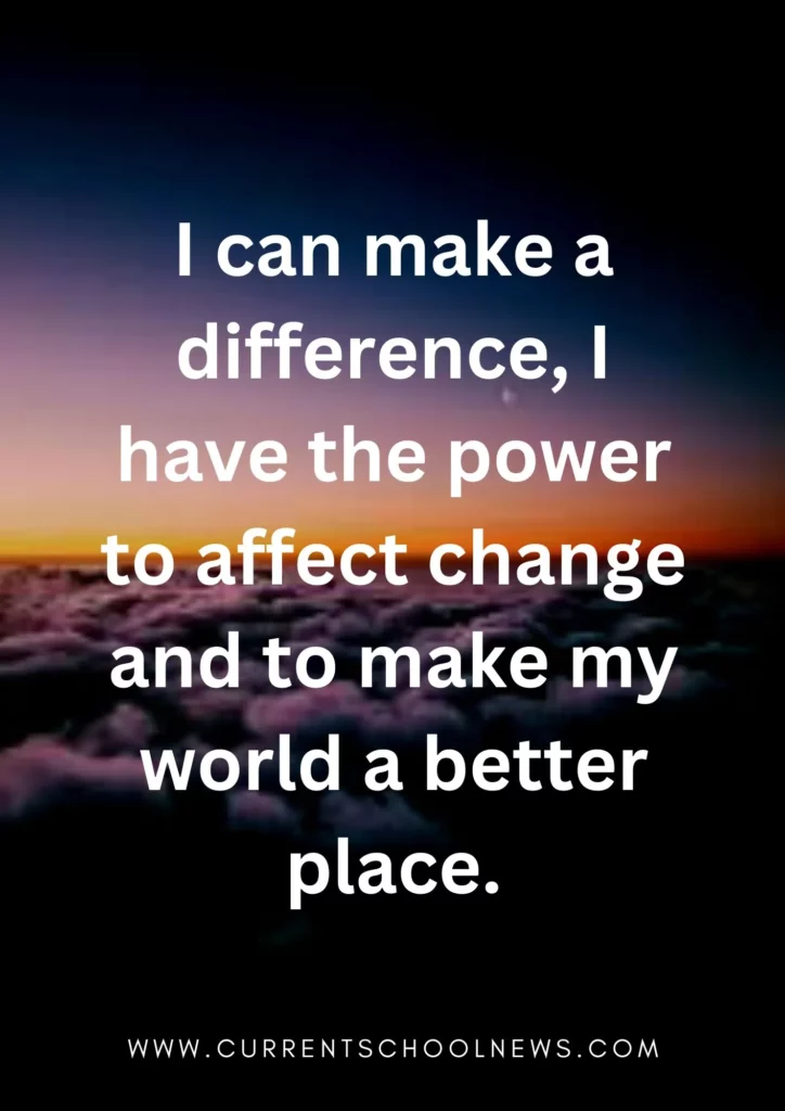 Positive Affirmations for Teens