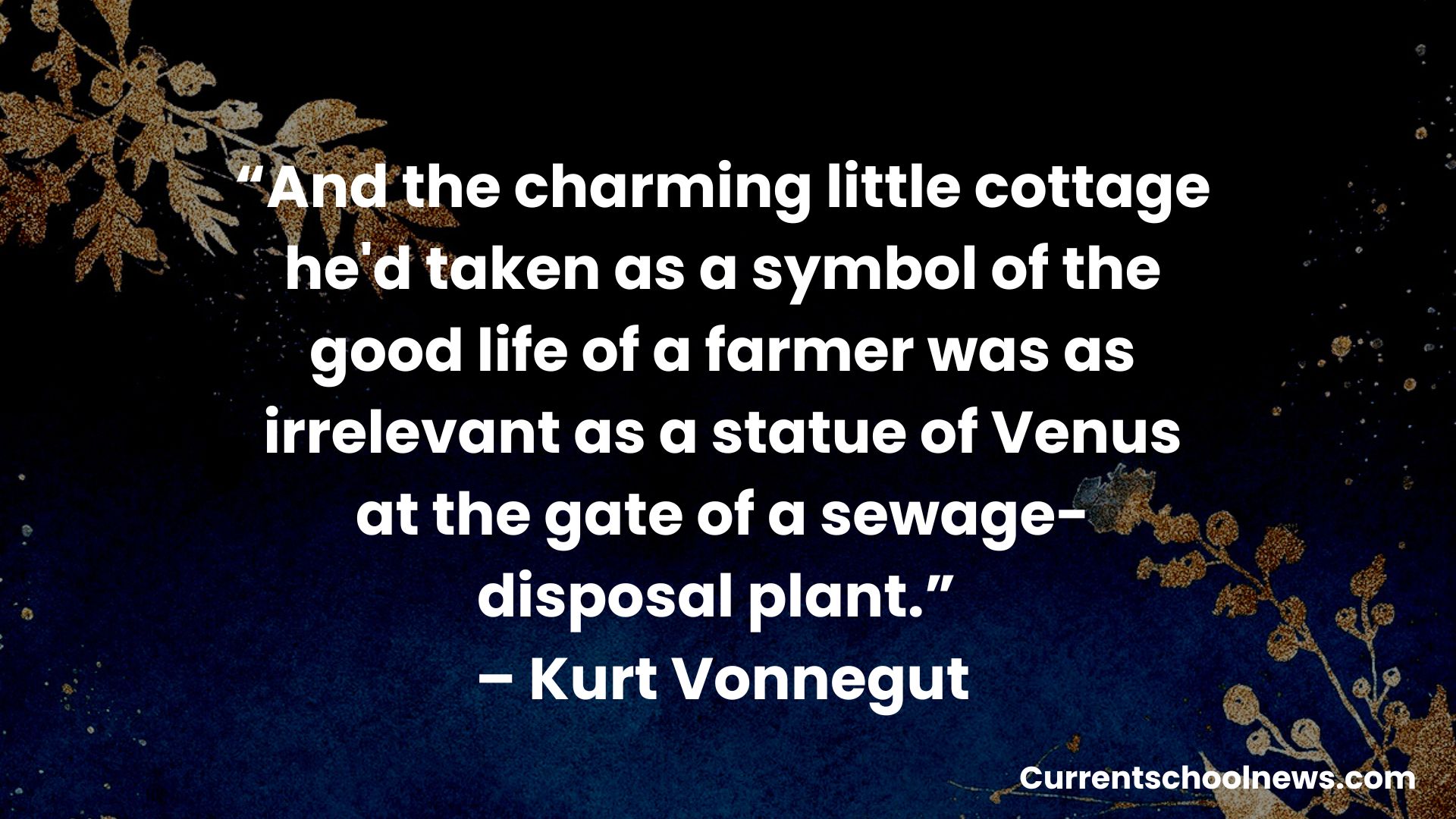 70 忘れられないカート ヴォネガットの引用 現在の学校のニュース