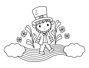 patrick day coloring pages