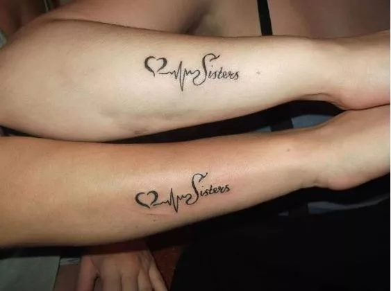 4. Matching Sister Tattoos