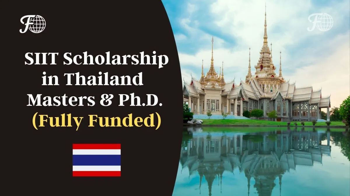 SIIT Thailand Stipendien 2023 Bewerbungsaktualisierung