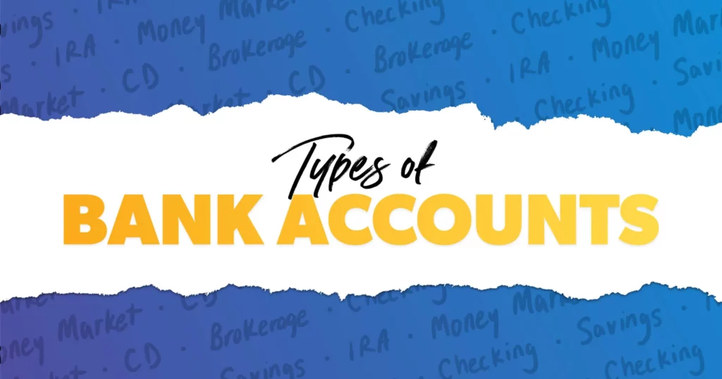 types of bank accounts