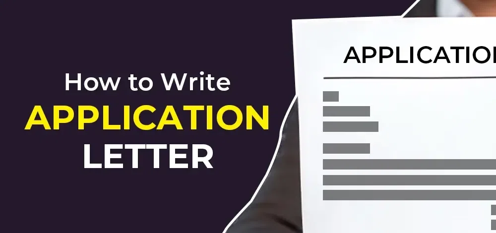 write an application letter